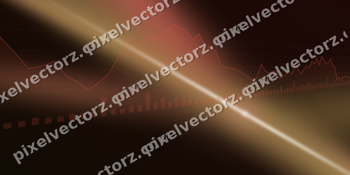 Leuchtender Neon Diagramm Hintergrund in Rot und Orange