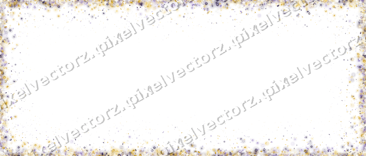 Nahtlose Glitzervignette in Bernstein auf transparentem Grund