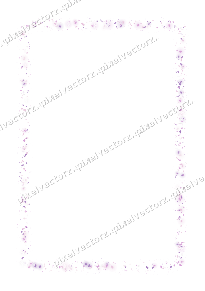 Nahtloser Glitzerrahmen in Magenta und Violett auf transparentem Grund