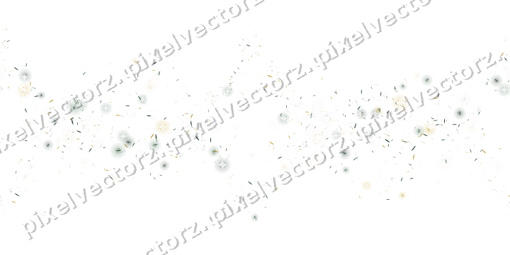 Nahtlose Glitzergirlande aus Splittern auf transparentem Grund