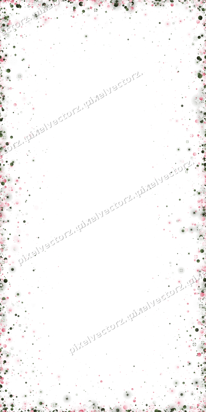 Nahtlose Glitzervignette in Rosa auf transparentem Grund