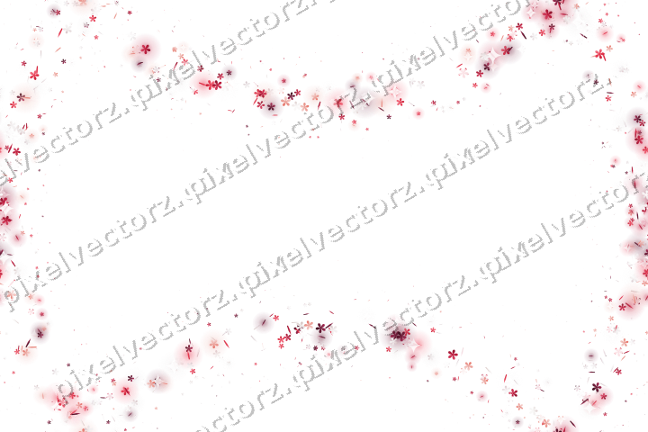 Nahtloser Glitzerkranz in Rosa und Rot auf transparentem Grund