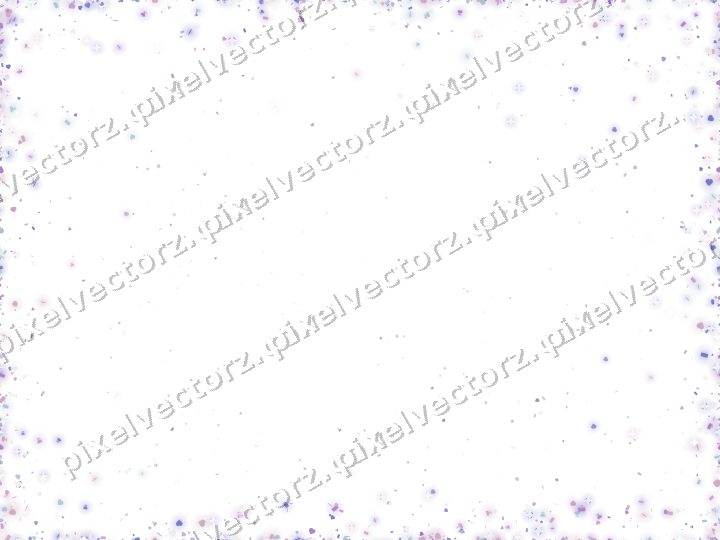 Nahtlose Glitzervignette in Violett und Blau auf transparentem Grund
