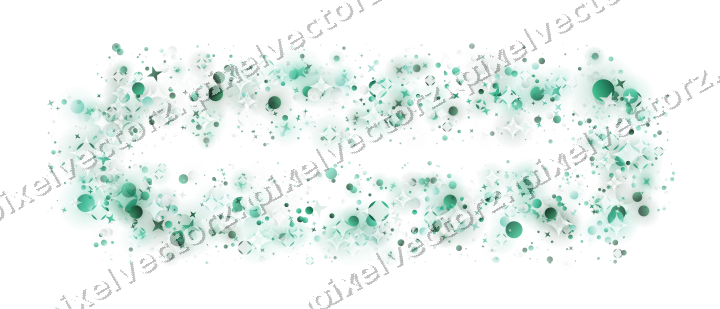 Nahtloser Glitzerrahmen auf transparentem Grund