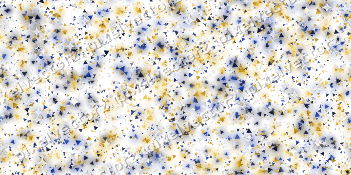 Nahtlose Glitzerstreuung aus Dreiecken auf transparentem Grund