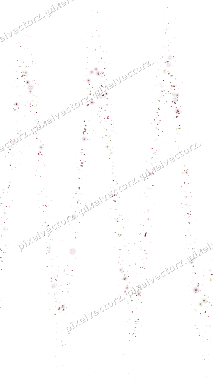 Nahtlose Glitzerwelle aus Funken und Konfetti auf transparentem Grund