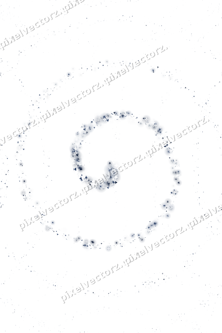 Nahtlose Glitzerspirale in Dunkelblau und Weiß auf transparentem Grund