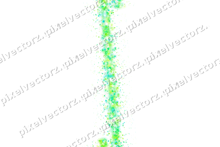 Nahtloses Glitzerband in Grün und Limette auf transparentem Grund