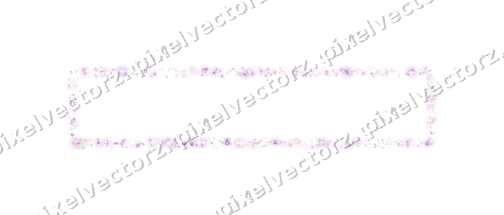 Nahtloser Glitzerrahmen in Magenta und Violett auf transparentem Grund