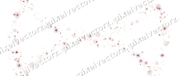 Nahtloser Glitzerkranz in Dunkelrosa und Rot auf transparentem Grund