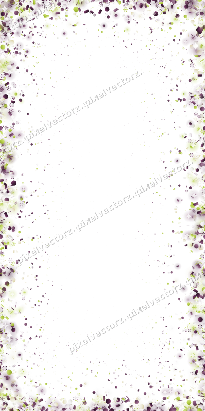 Nahtlose Glitzervignette in Dunkelmagenta auf transparentem Grund