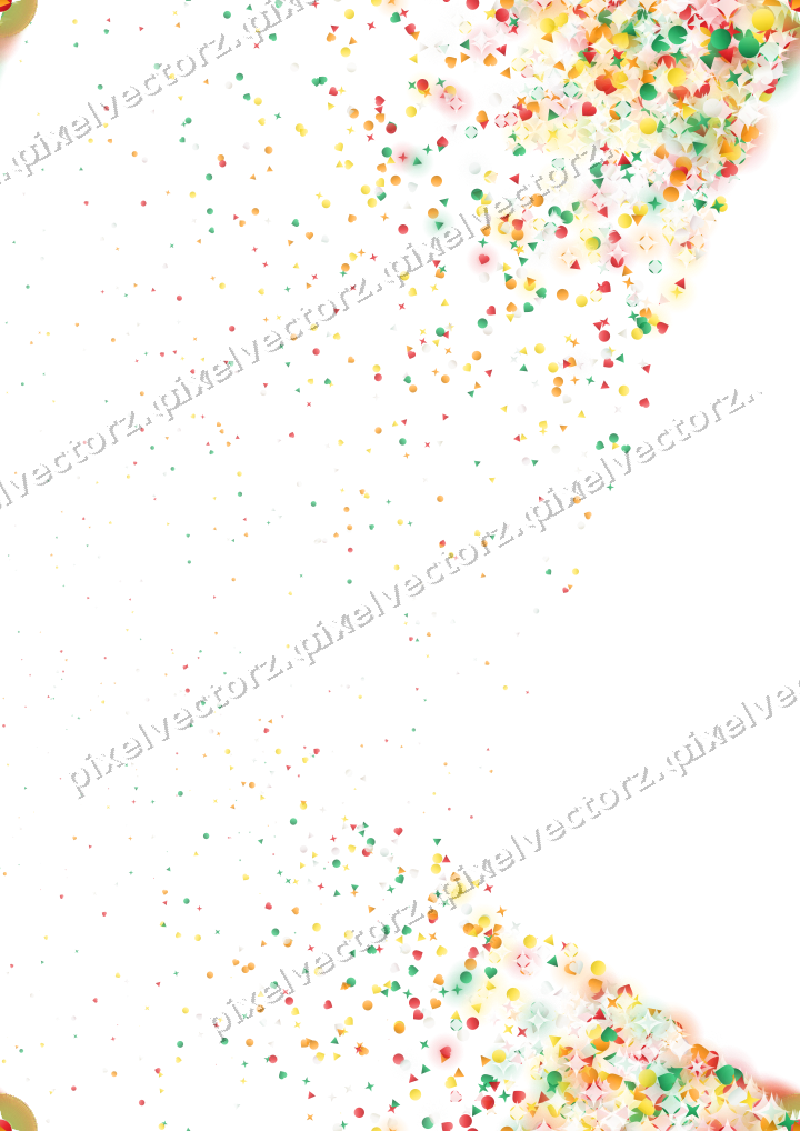 Nahtloser Glitzerfächer aus Sternen und Herzen auf transparentem Grund
