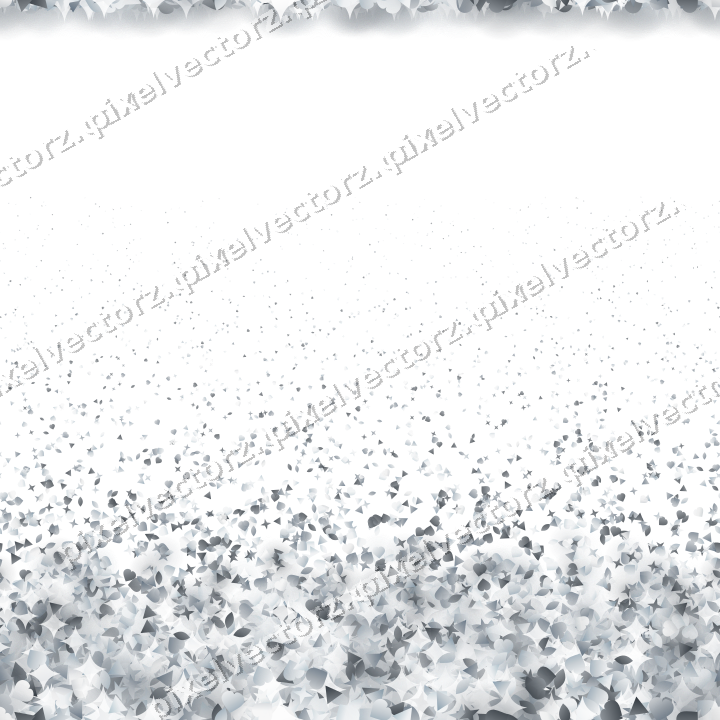 Nahtloser Glitzeraufstieg in Blassblau auf transparentem Grund