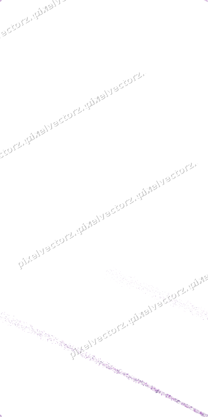 Nahtloser Sternenschweif aus Ringen in Violett auf transparentem Grund