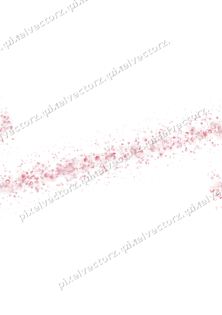Nahtloses Glitzerband aus Sternen und Herzen auf transparentem Grund