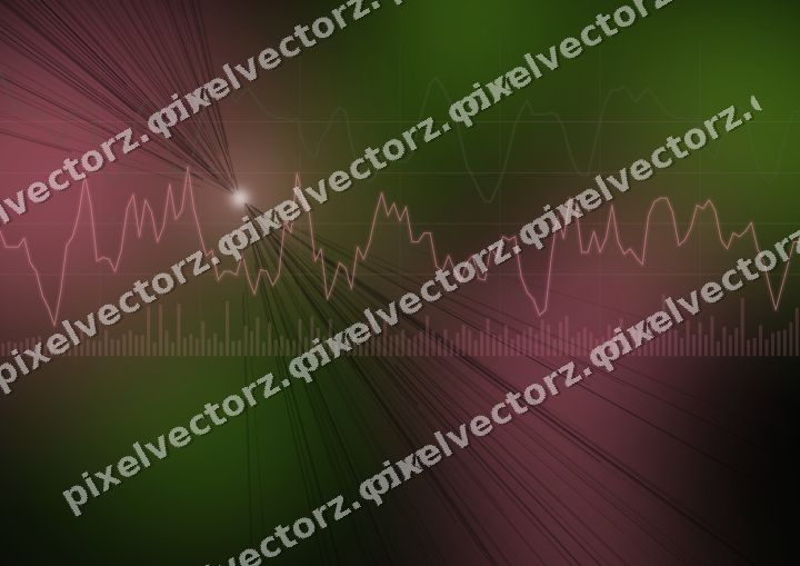 Leuchtender Neon Diagramm Hintergrund in Rosa und Limette