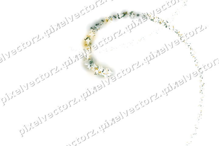 Nahtlose Glitzerspirale aus Sektgläsern auf transparentem Grund
