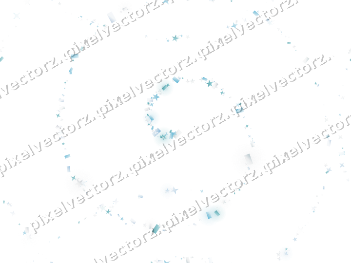 Nahtlose Glitzerspirale in Türkis auf transparentem Grund