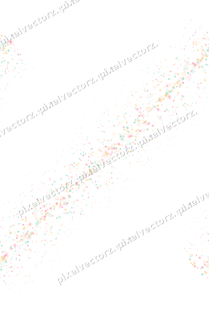 Nahtloses Glitzerband aus Funken und Punkten auf transparentem Grund