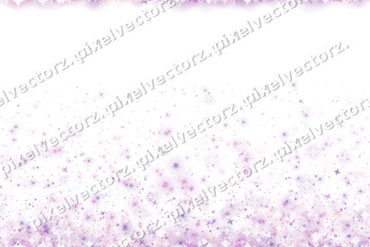 Nahtloser Glitzeraufstieg aus Sternen auf transparentem Grund