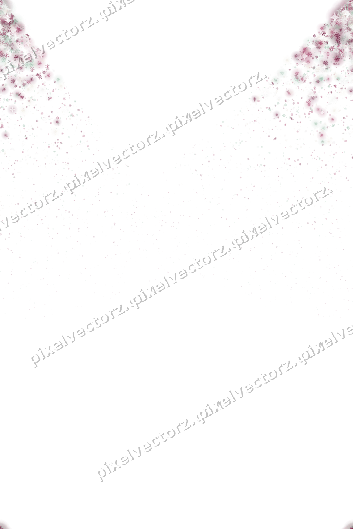 Nahtloser Glitzerfächer aus Schneeflocken auf transparentem Grund