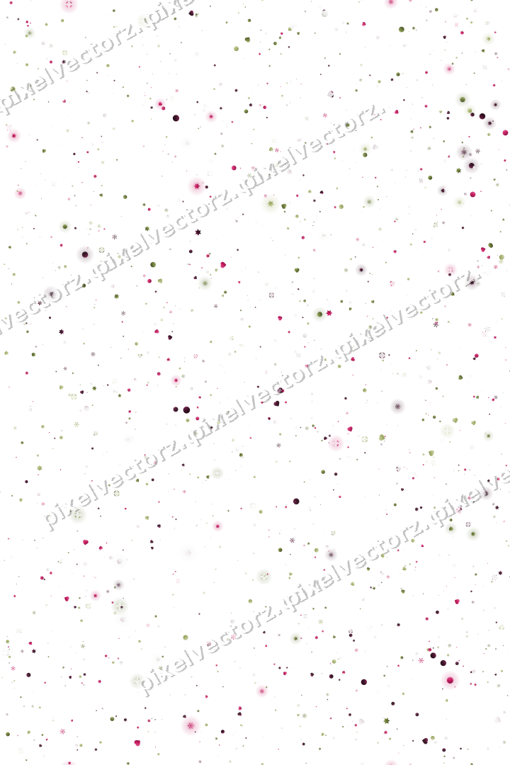 Nahtlose Glitzerstreuung in Limette und Rosa auf transparentem Grund