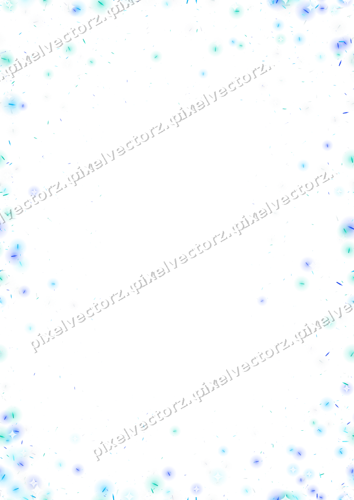 Nahtlose Glitzervignette aus Splittern auf transparentem Grund