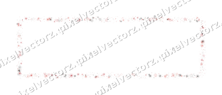 Nahtloser Glitzerrahmen aus Sektgläsern in Rot auf transparentem Grund