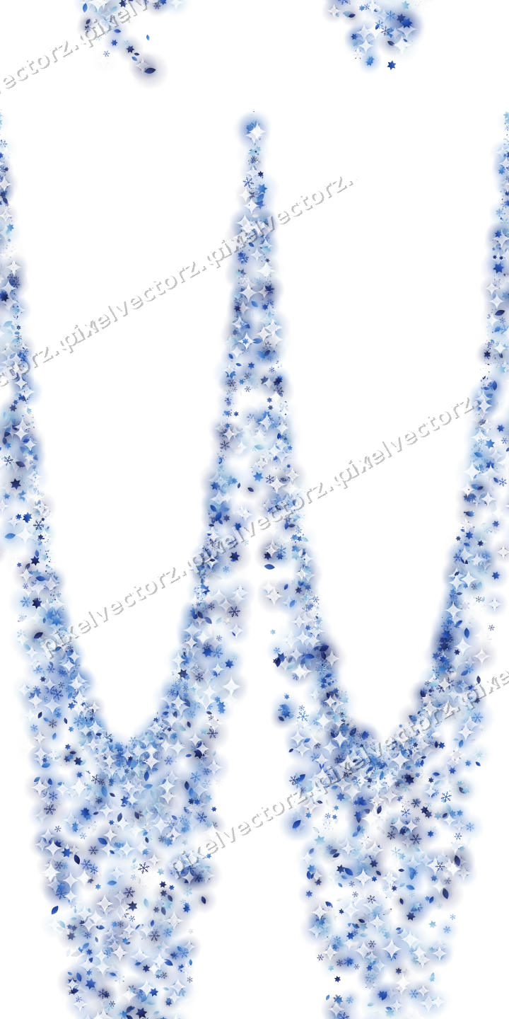Nahtlose Glitzergirlande in Blau und Türkis auf transparentem Grund