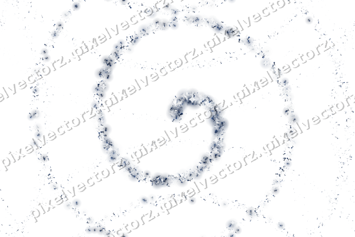 Nahtlose Glitzerspirale aus Sektgläsern auf transparentem Grund