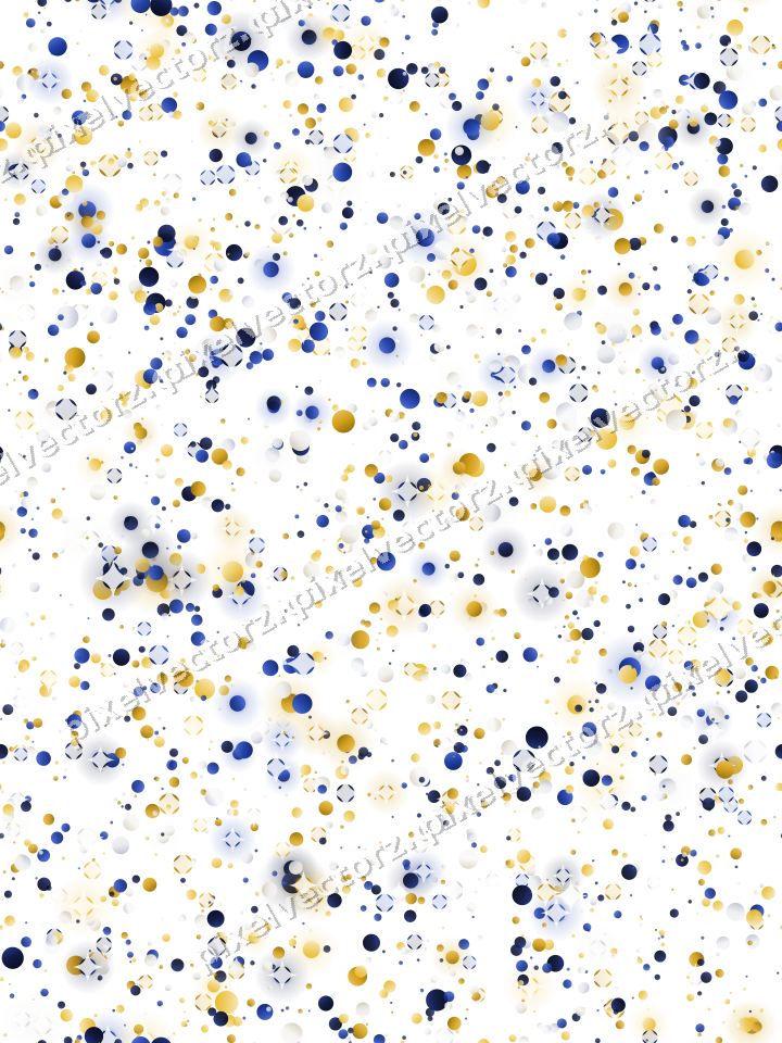 Nahtlose Glitzerstreuung aus Punkten auf transparentem Grund