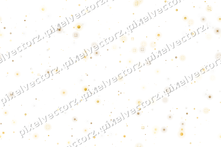 Nahtlose Glitzerstreuung auf transparentem Grund