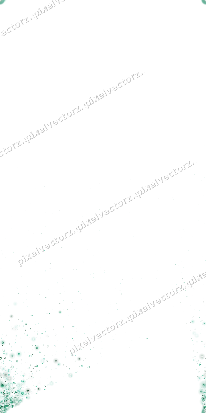 Nahtloser Glitzerfächer auf transparentem Grund