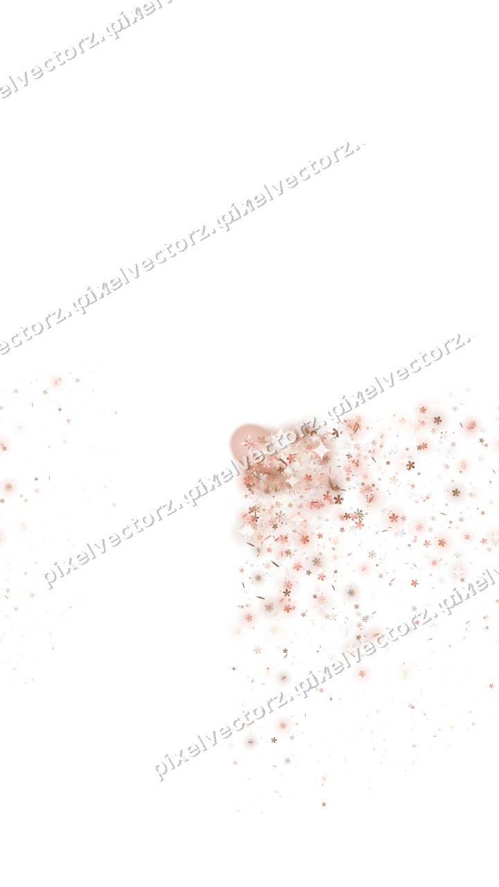 Nahtloser Glitzerfächer in Orange und Rot auf transparentem Grund