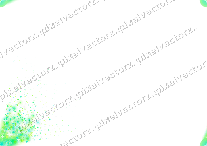 Nahtloser Glitzerfächer aus Sternen und Funken auf transparentem Grund
