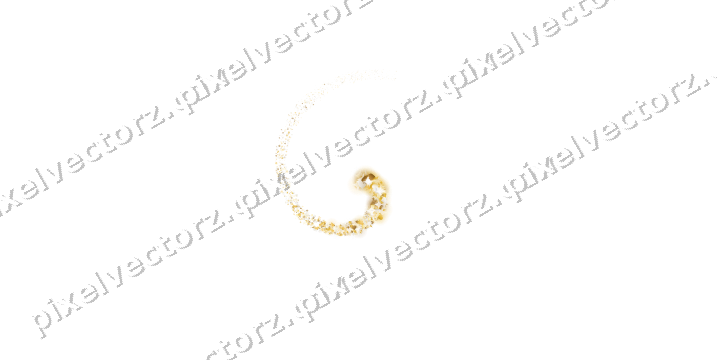 Nahtlose Glitzerspirale auf transparentem Grund