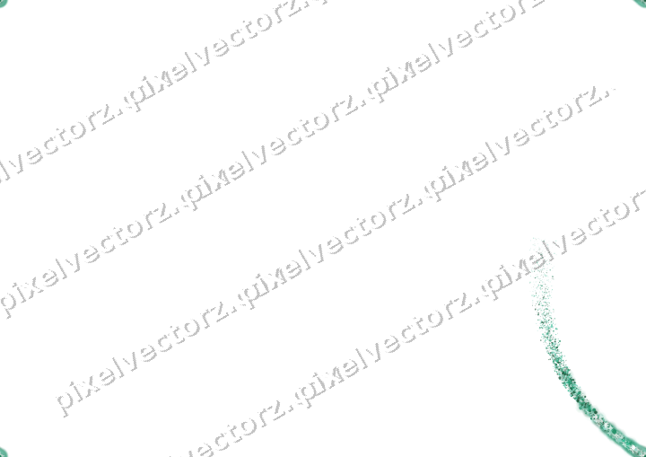 Nahtloser Sternenschweif auf transparentem Grund