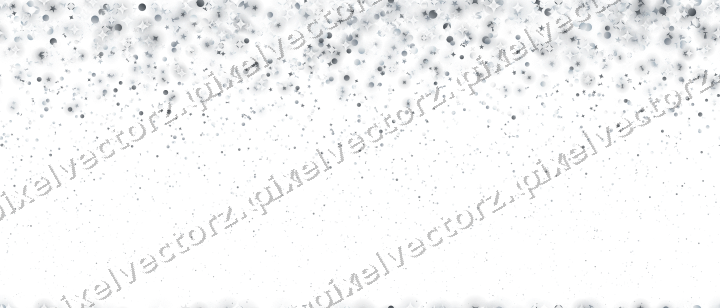 Nahtloser Glitzerregen aus Sternen und Funken auf transparentem Grund