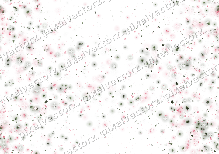 Nahtloser Glitzerkranz in Rosa auf transparentem Grund
