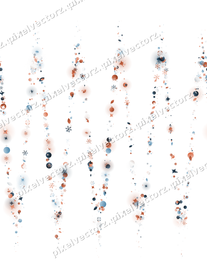 Nahtlose Glitzerwelle in Orange und Türkis auf transparentem Grund