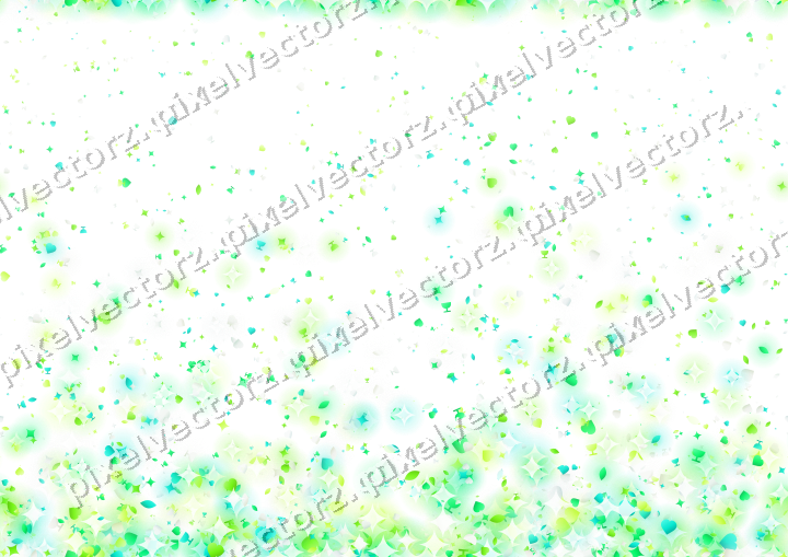 Nahtloser Glitzeraufstieg in Grün und Limette auf transparentem Grund