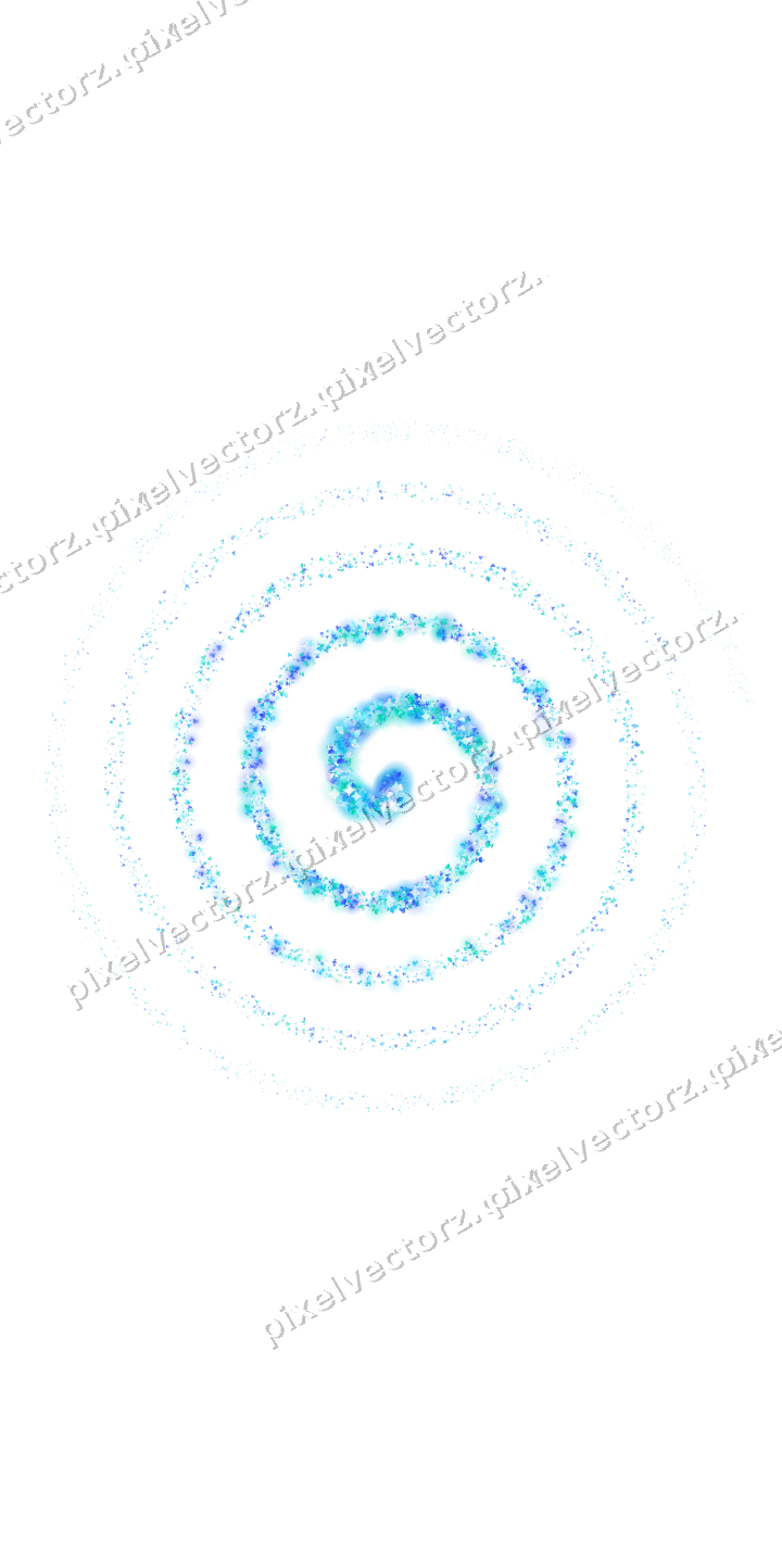 Nahtlose Glitzerspirale aus Sektschalen auf transparentem Grund