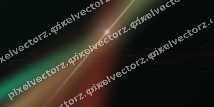 Leuchtender Neon Diagramm Hintergrund in Rot und Grün