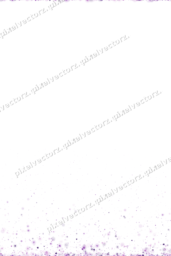 Nahtloser Glitzeraufstieg in Violett auf transparentem Grund