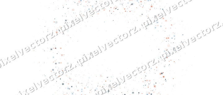 Nahtloser Glitzerkranz aus Sternen und Herzen auf transparentem Grund