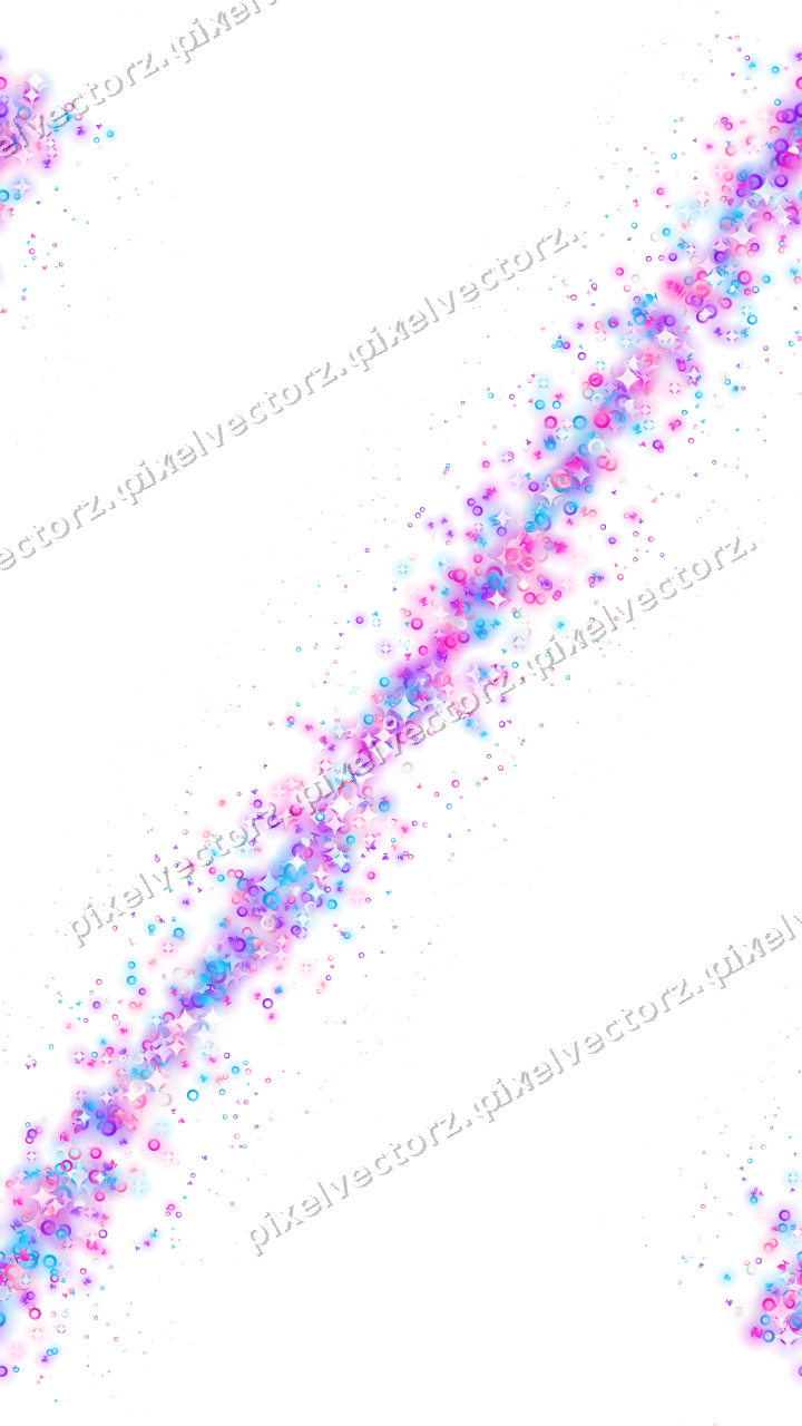 Nahtloses Glitzerband in Magenta und Violett auf transparentem Grund