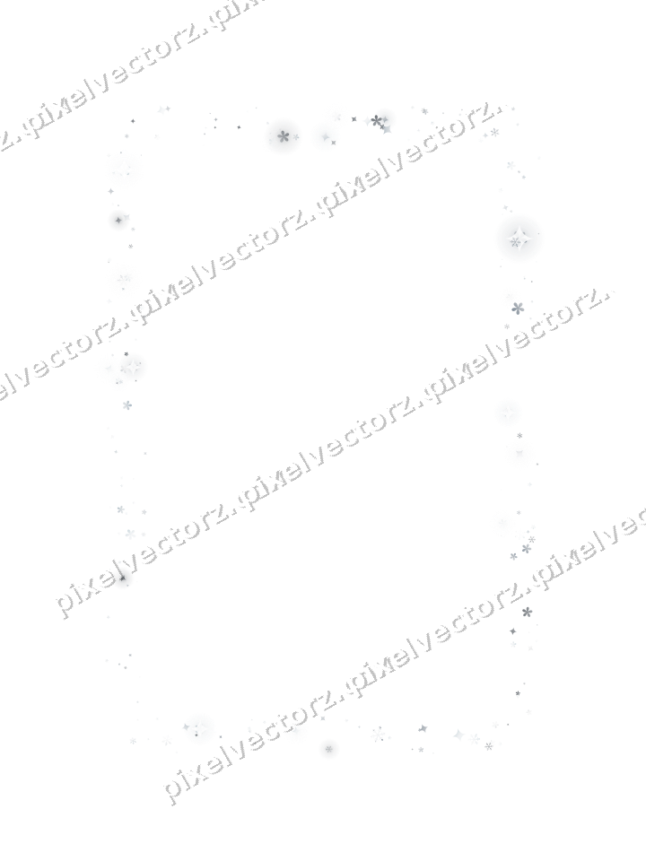 Nahtloser Glitzerrahmen in Blassblau auf transparentem Grund