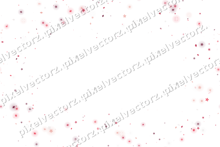Nahtloser Glitzerrahmen aus Blüten und Rauten auf transparentem Grund