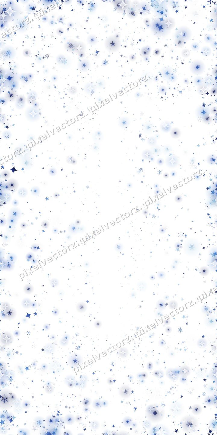 Nahtlose Glitzervignette in Blau und Türkis auf transparentem Grund