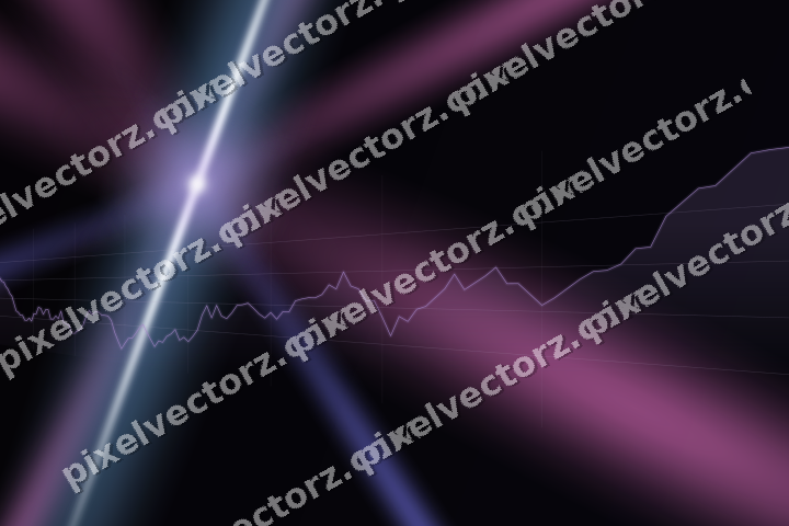 Leuchtender Neon Diagramm Hintergrund in Violett und Blau